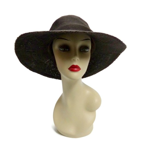 Wallaroo Accessories - Wallaroo Victoria Diva Packable Sunhat Rich Brown